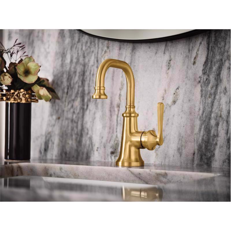 Moen Colinet Gold Modern Bathroom Faucet 4 in.