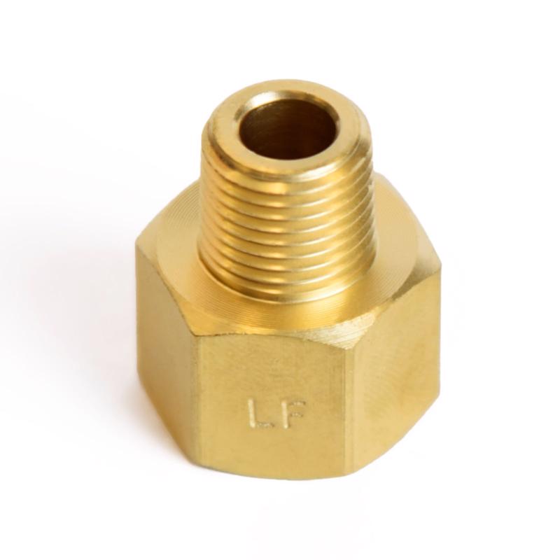 ATC 1/4 in. FPT X 1/8 in. D MPT Brass Reducing Coupling, Pack of 5