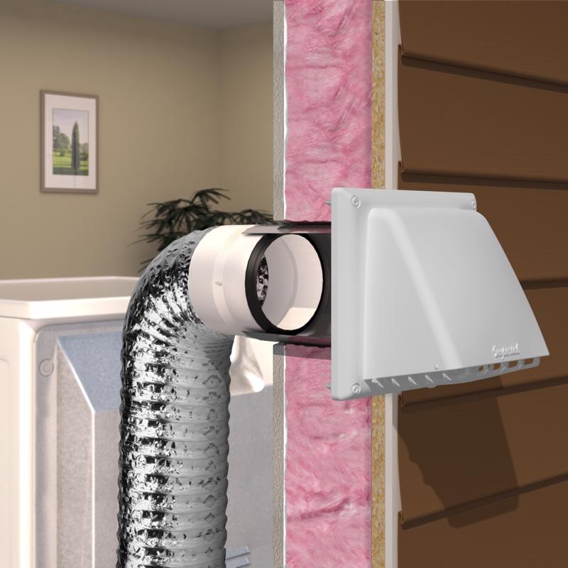 Imperial Quick Connect 2 ft. L X 4 in. D Silver/White Aluminum/Plastic Quick Connect Kit