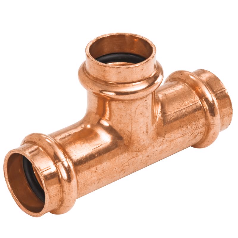 NIBCO Press System 2 in. Press X 2 in. D Press Wrought Copper Tee 1 pk