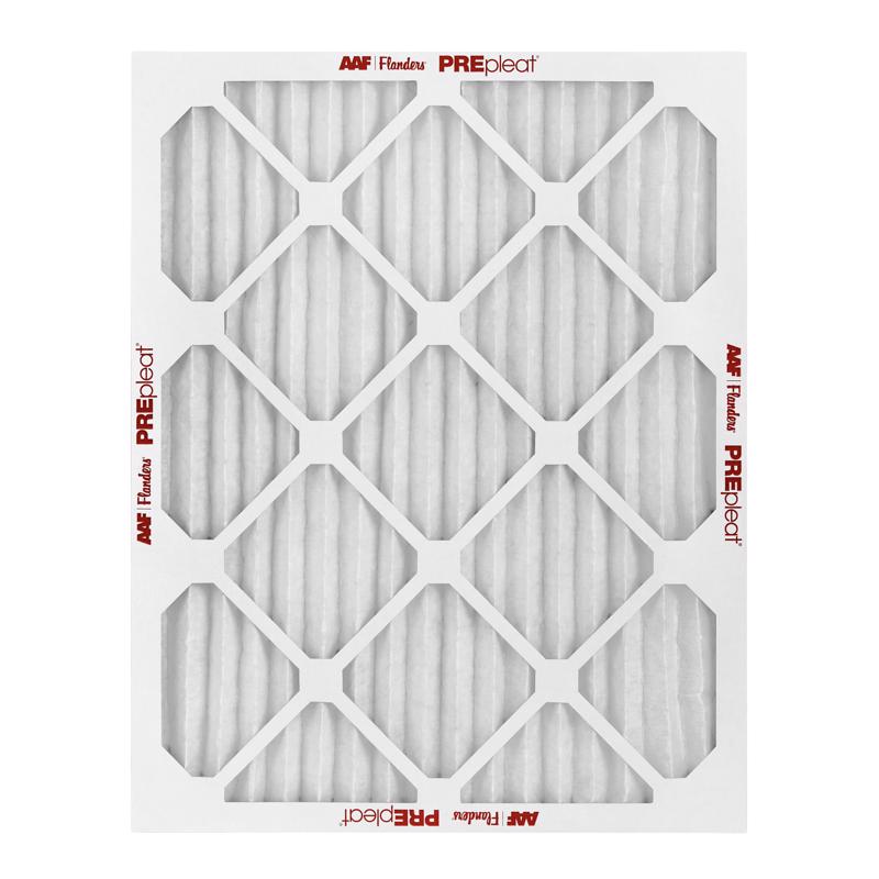 AAF Flanders PREpleat LPD SC M10 16 in. W X 24 in. H X 1 in. Synthetic 10 MERV Pleated Air Filter 1, Pack of 12