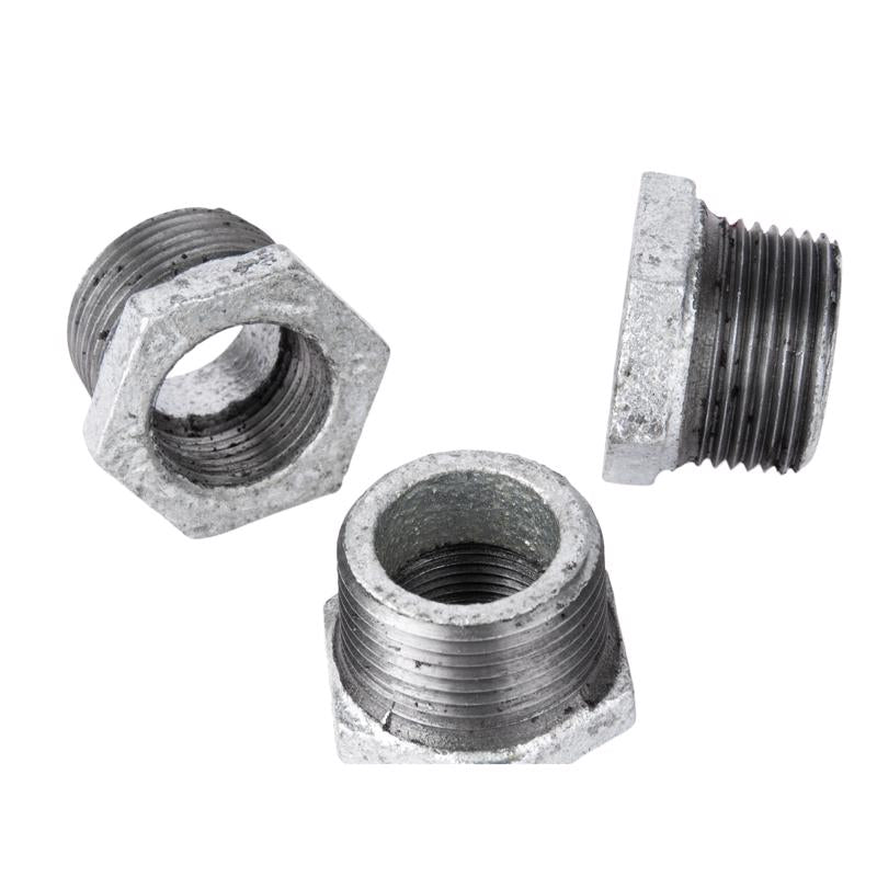 STZ Industries 1-1/4 in. MIP each X 3/4 in. D FIP Galvanized Malleable Iron Hex Bushing