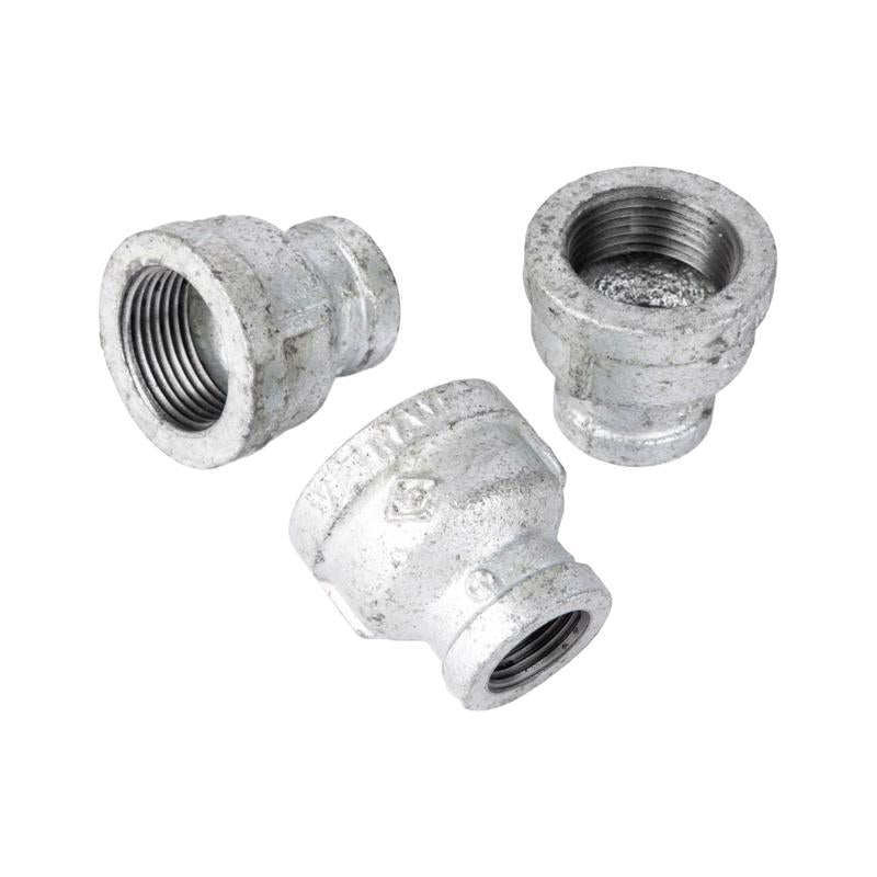 STZ Industries 1 in. FIP each X 1/2 in. D FIP Galvanized Malleable Iron Reducing Coupling