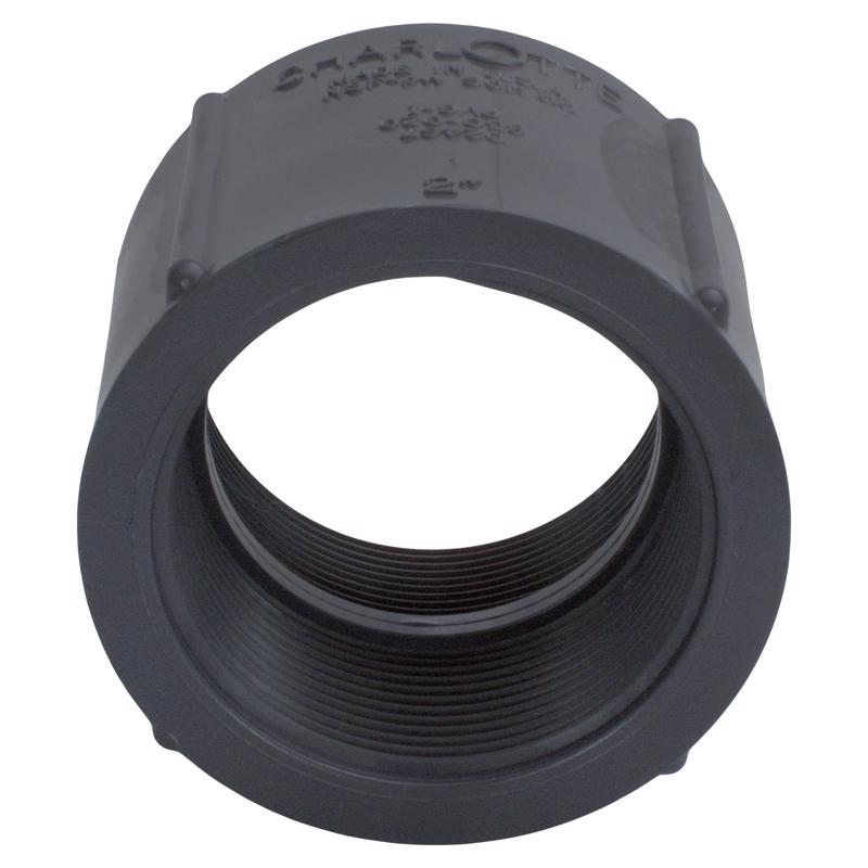 Charlotte Pipe Schedule 80 2 in. FPT X 2 in. D FPT PVC Coupling 1 pk