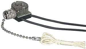 Eaton Wiring Devices 458NP-BOX Canopy Switch with Bell End, Lead Wire Terminal, 1/3/6 A, 125/250 V, Functions: ON/OFF, Pack of 10
