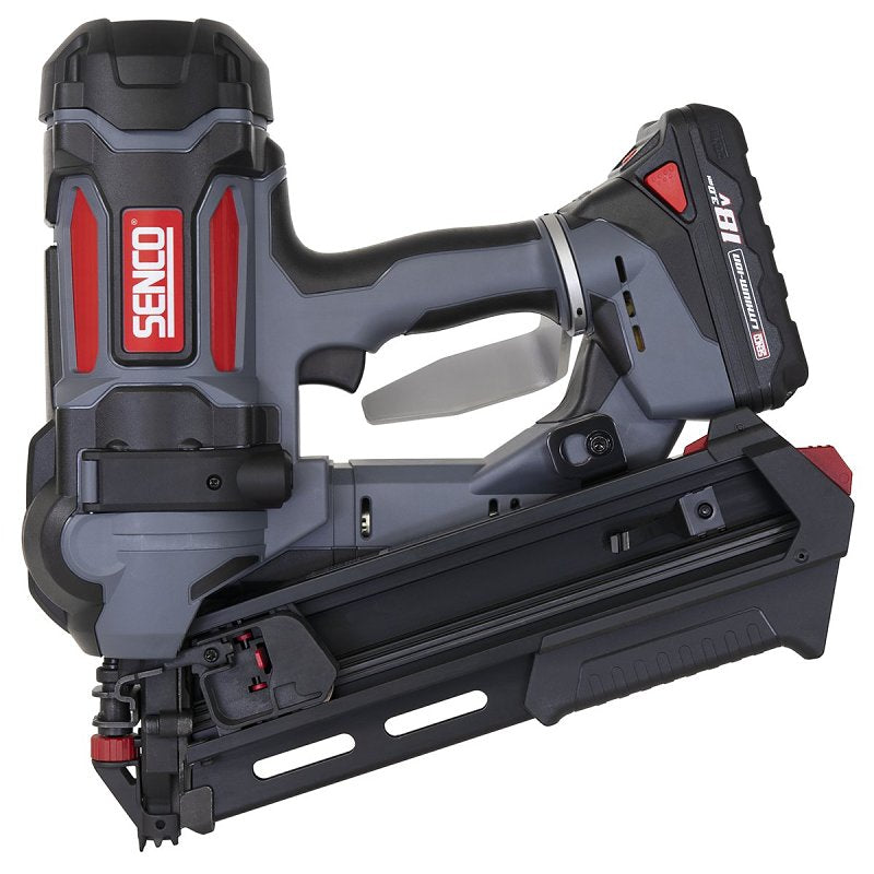 Senco 10H0002N Cordless Finish Nailer, Battery Included, 18 V, 2 Ah, 35 Magazine, 20 deg Collation