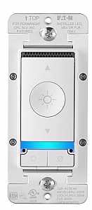 Eaton WFAVD30-W-BX-L Smart Voice Dimmer Switch, 1-Pole, 3-Way, 120 VAC, 60 Hz, Wi-Fi, White