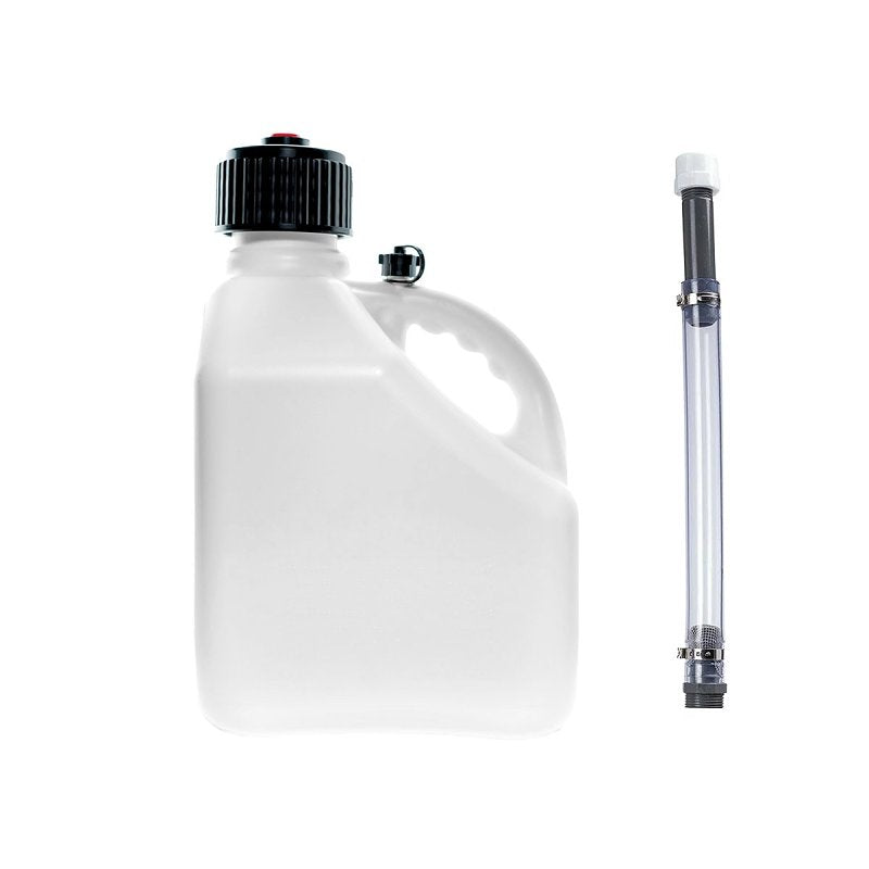 VP Racing Motorsport Container Series 4173-CA Utility Jug With Deluxe Hose, 3 gal Capacity, Plastic, White