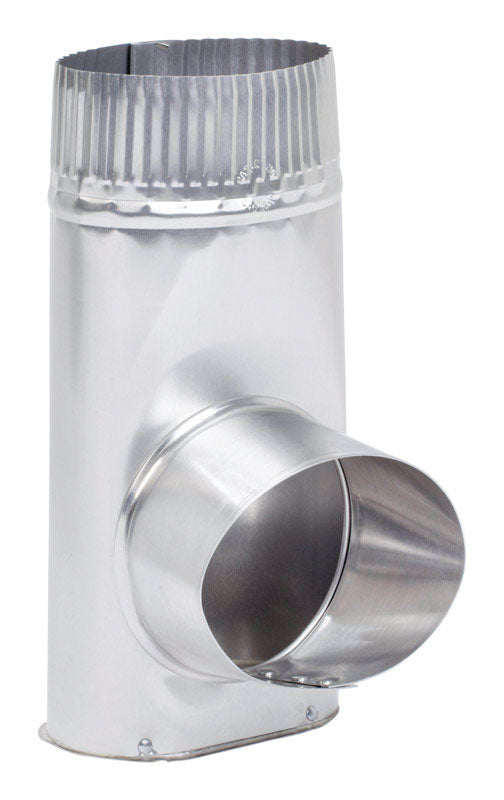 Ace 5 in. L X 4 in. D Black/Silver Aluminum Offset Dryer Connector