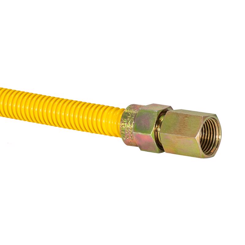 Eastman 1/2 in. FIP X 1/2 in. D MIP 60 in. Stainless Steel Gas Connector