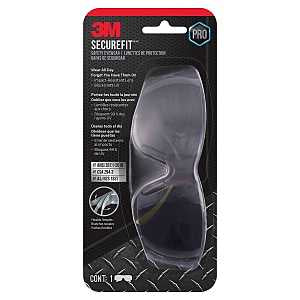 3M SF400G-WV-6 Safety Eyewear, Gray Lens, Neon Green/Black Frame, Anti-Fog, Scratch-Resistant Lens