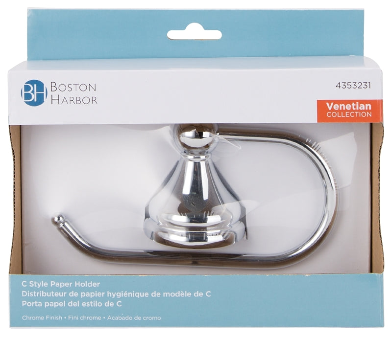 Boston Harbor 5055C-26-10-SOU C-Style Paper Holder, Steel/Zinc, Chrome