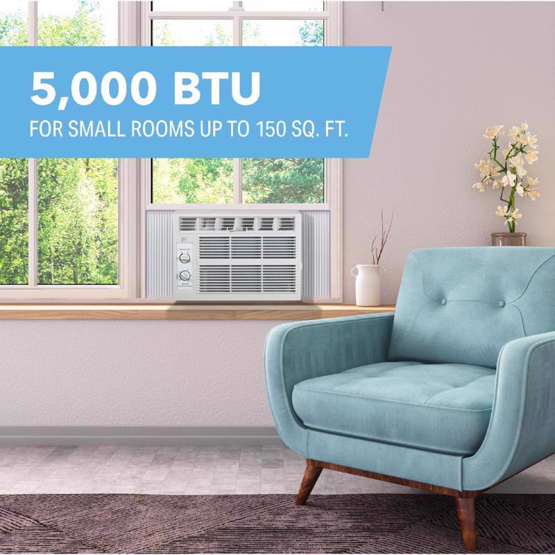 Perfect Aire 5000 BTU 115 V Window Air Conditioner 100-150 sq ft