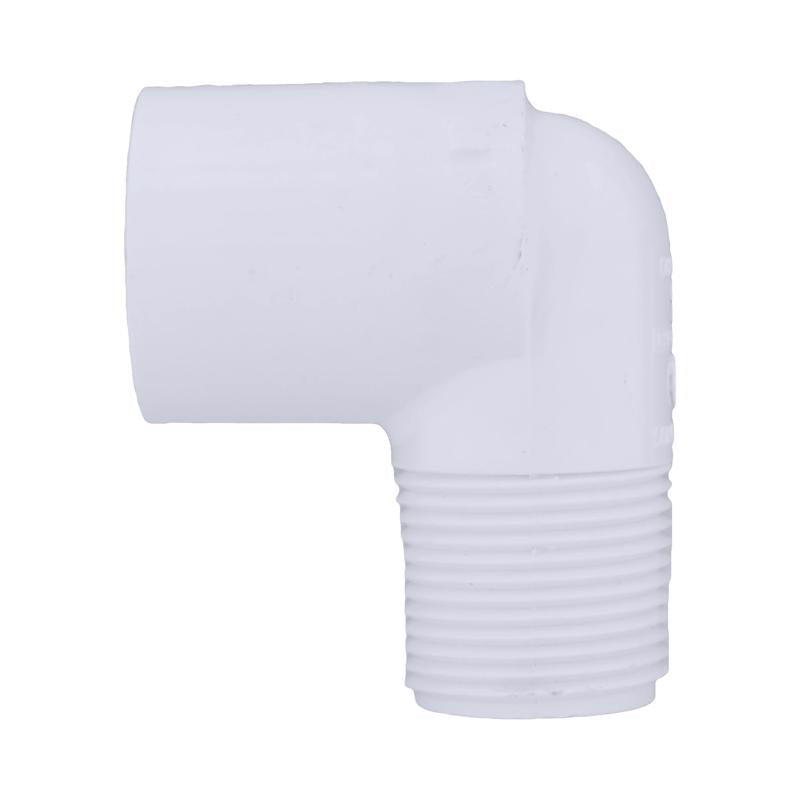 Charlotte Pipe Schedule 40 1 in. Slip X 1 in. D MPT PVC Street Elbow 1 pk