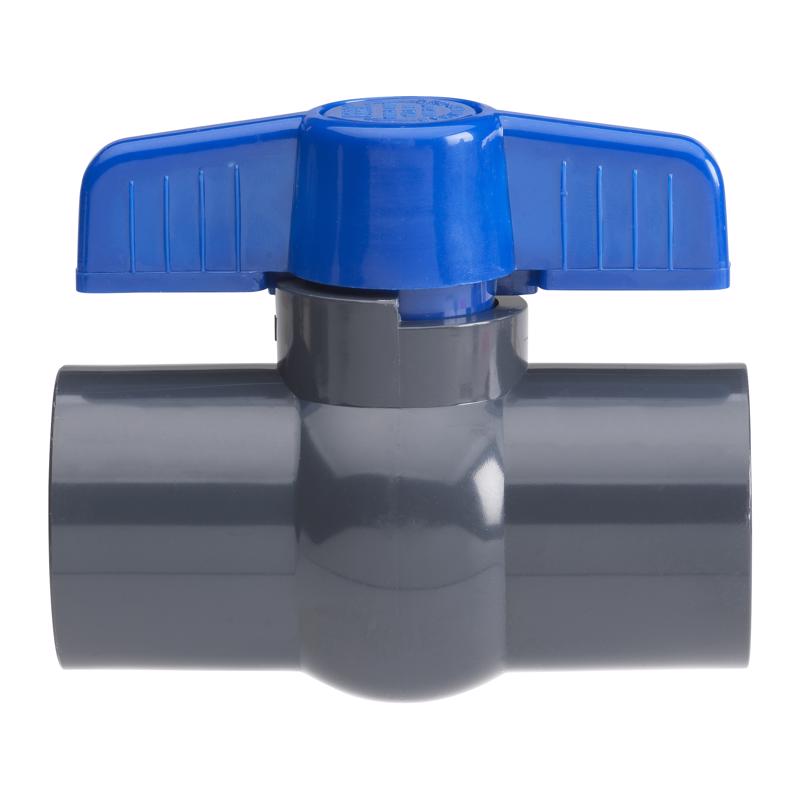 Homewerks 1-1/4 in. PVC FIP Ball Valve Full Port T-Handle
