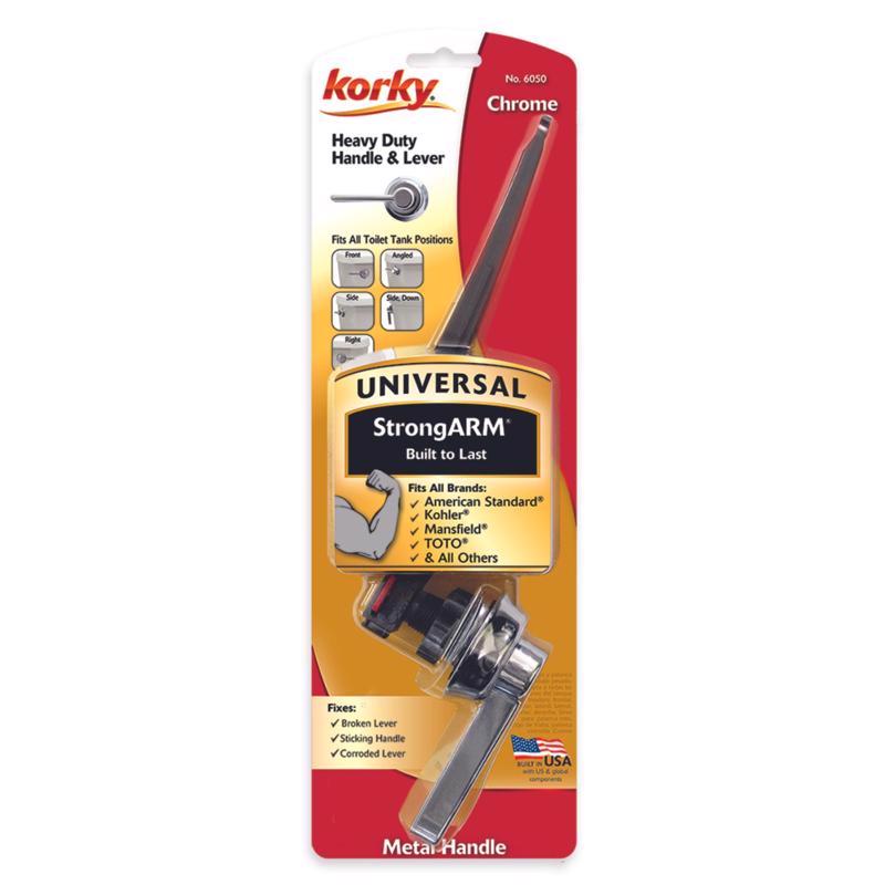 Korky StrongARM Classic Style, Chrome Tank Lever