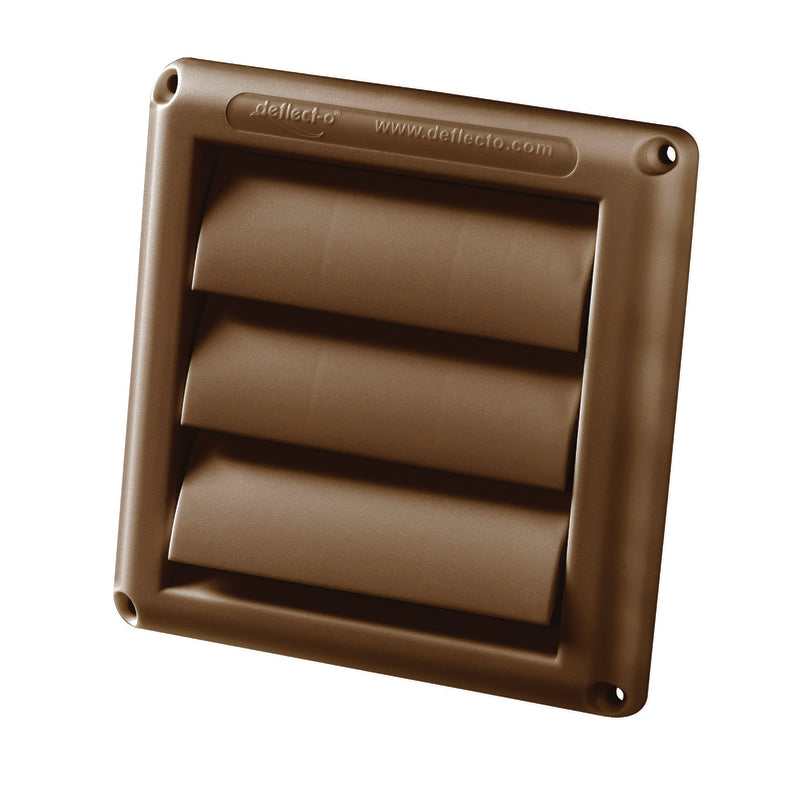Ace 4 in. W X 4 in. L Brown Plastic Replacement Vent Hood, Pack of 6