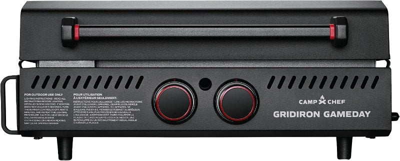 Camp Chef FTT25CA42 Tabletop Griddle, 24,000 Btu Capacity, Steel, Black Powder-Coated
