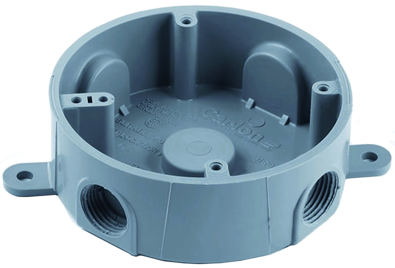 Carlon E365DR T-Box, 5-Outlet, PVC