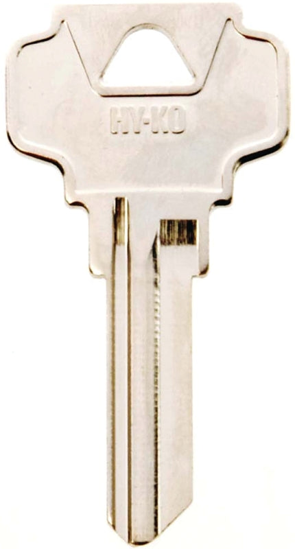 Hy-Ko 21250DE6 Mechanical Key Blank, Brass, Nickel-Plated, For: Dexter Cabinet, House Locks and Padlocks, Pack of 250