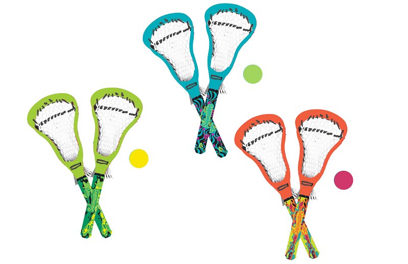 SwimWays 6069231 Hydro Lacrosse Pool Toy Assortment, Foam, Green, Pack of 6