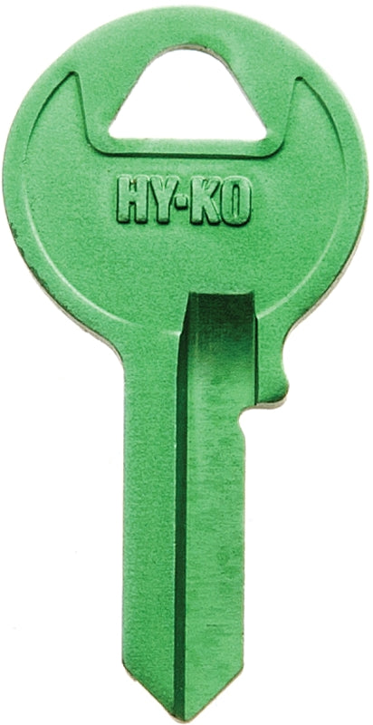 Hy-Ko 14010M1 Key Blank, Brass, Nickel, For: Master Vehicle Locks, Pack of 10