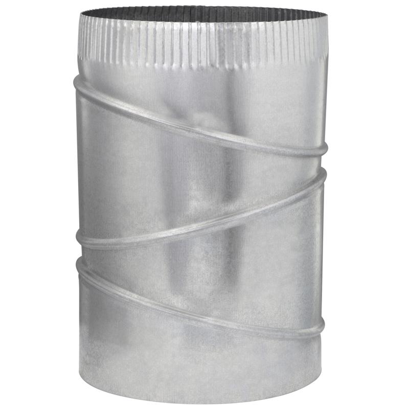 Imperial 8 in. D X 8 in. D Adjustable 90 deg Galvanized Steel Furnace Pipe Elbow, Pack of 4