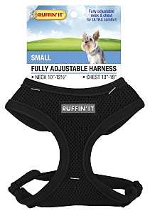 Ruffin'It 41462 Fully Adjustable Harness, 10 to 12-1/2 in x 13 to 18 in, Mesh Fabric, Assorted, Pack of 4