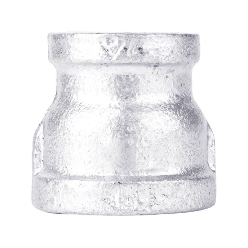 STZ Industries 3/4 in. FIP each X 1/2 in. D FIP Galvanized Malleable Iron Reducing Coupling, Pack of 5