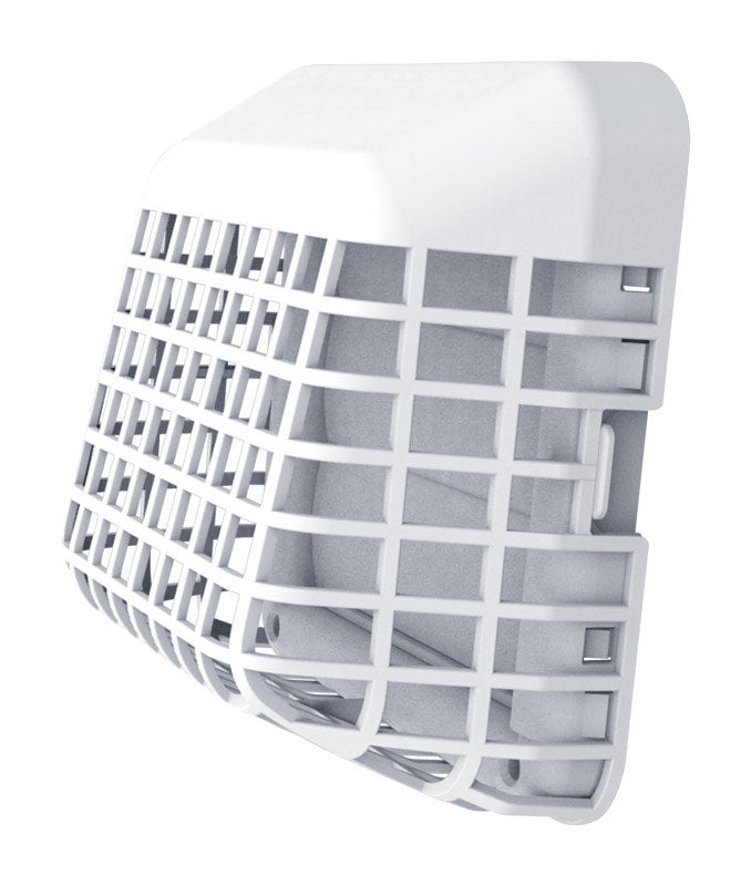 Ace White Plastic Dryer Vent Hood, Pack of 12