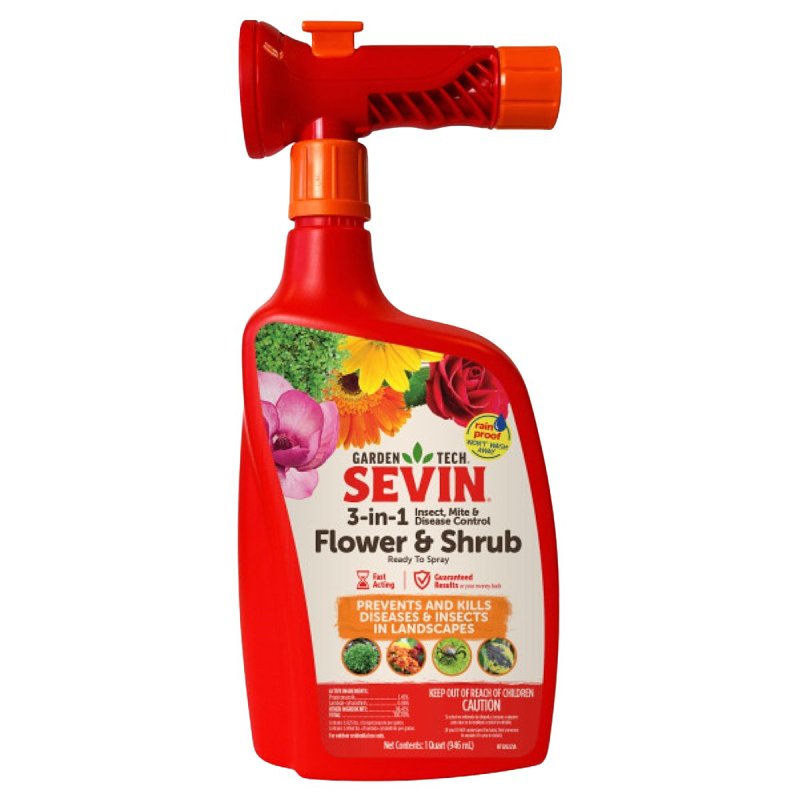 Sevin 100550344 3-in-1 Insect Mite and Disease Control, 32 oz