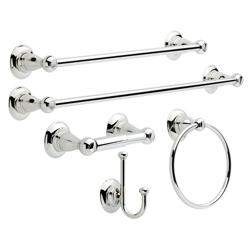 Delta Porter 5.98 in. H X 3.78 in. W X 2.95 in. L Chrome Robe Hook