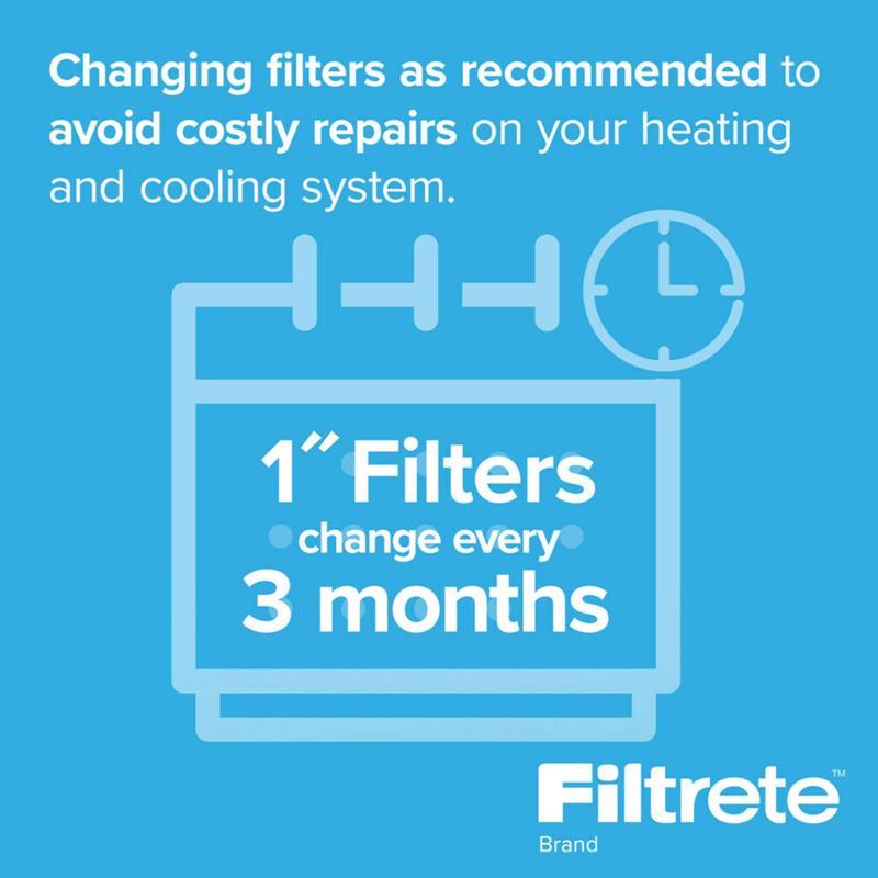 Filtrete 15 in. W X 20 in. H X 1 in. 1000 MPR Pleated Microparticle Air Filter 1 pk, Pack of 4