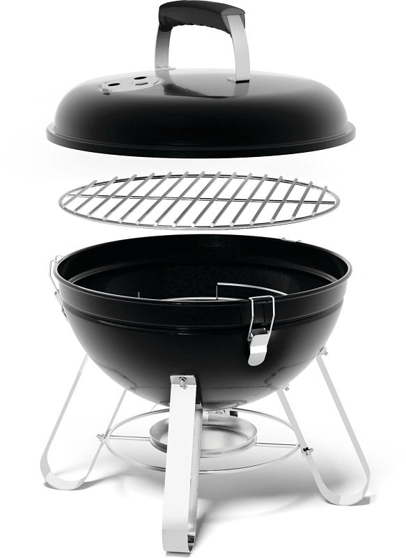 Napoleon Legend NK14K-LEG-3 Charcoal Kettle Grill, 13.5 sq-in Primary Cooking Surface, Black