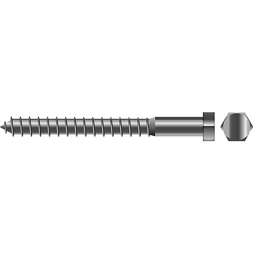 Lag Screw, 1/2 x 6"