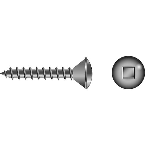 Square Tapping Screw - Oval Head#10 x 1-1/4"