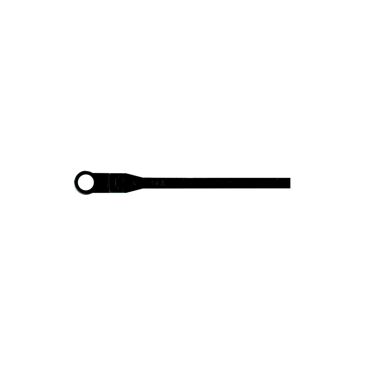 8″ Nylon Mounting Cable Tie, 25 Pcs. Black