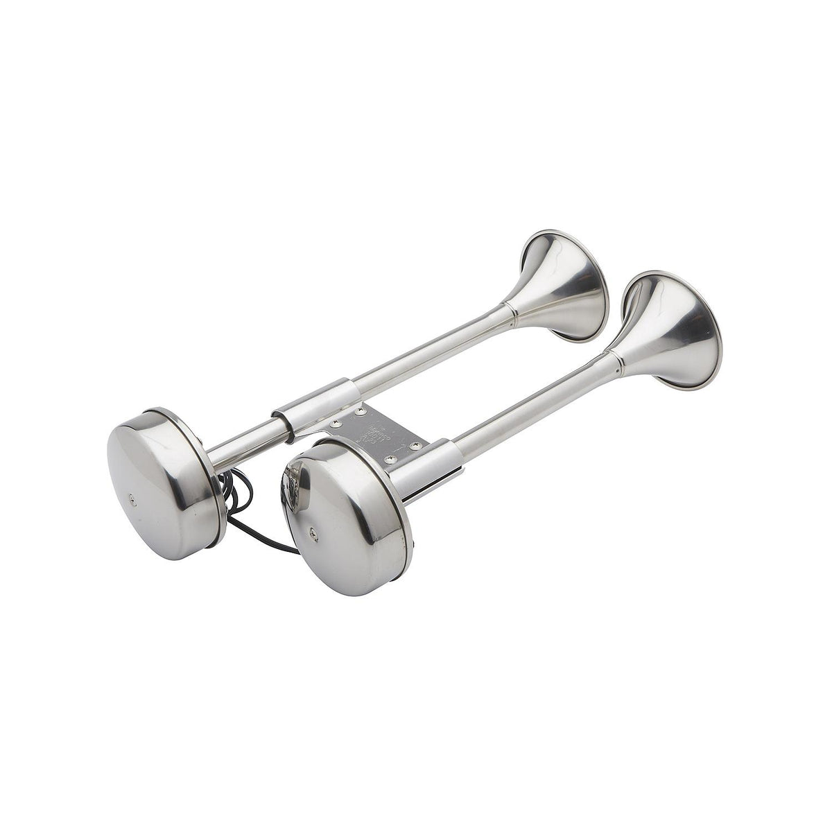 Seachoice 14623 Compact Dual Trumpet Electric Horn 12V Stainless Steel