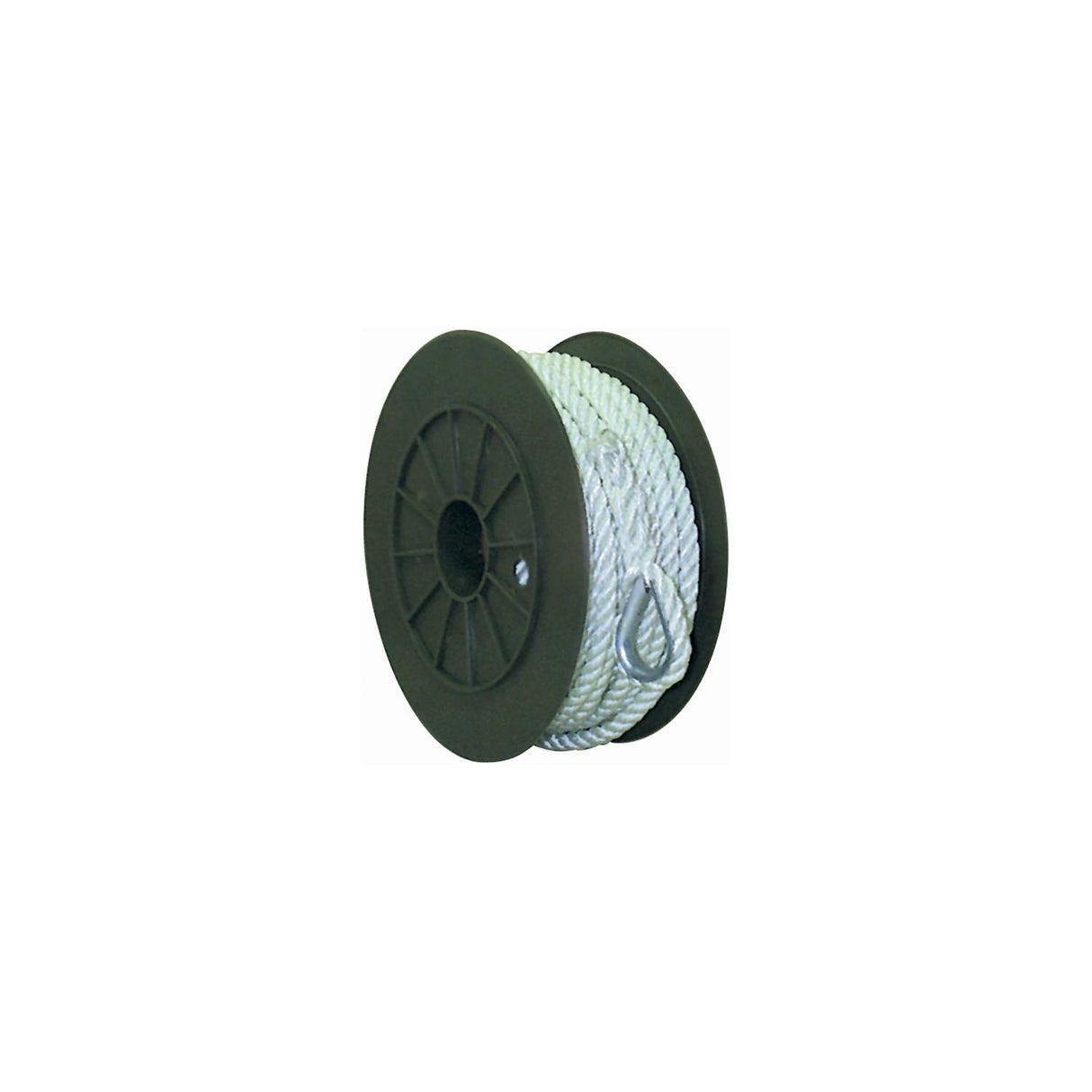 Seachoice 40741 3-Strand Twisted Nylon Anchor Line - White, 1/2" x 150'