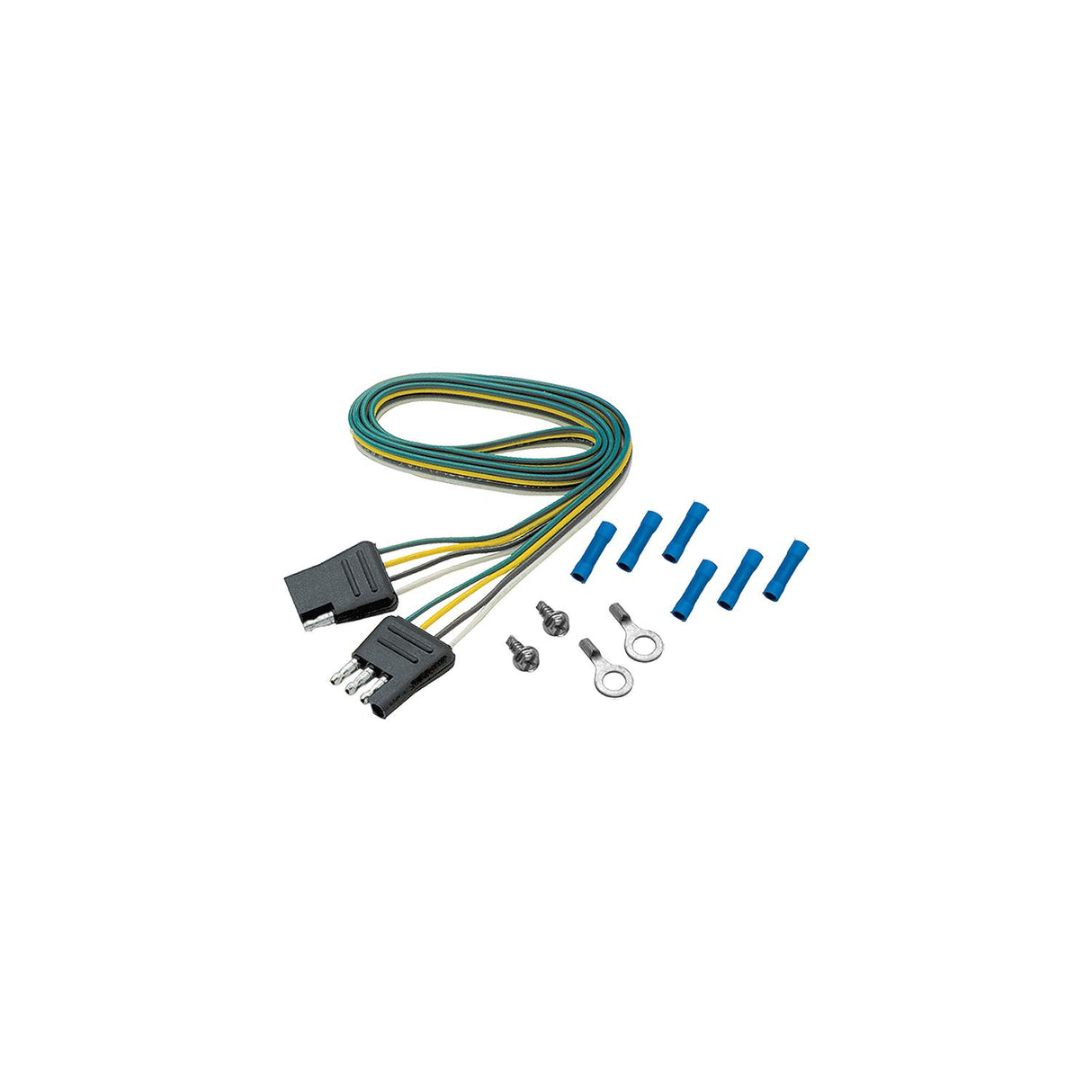 4-Way Flat Trailer Harness 60″Car and Trailer Side Loop
