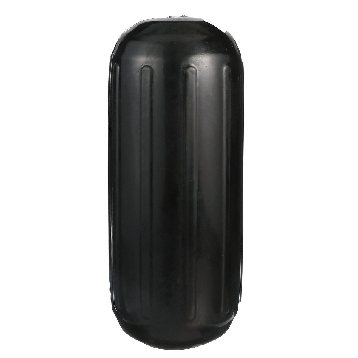 Seachoice 79151 Center Hole Ribbed Fender, Black, 8″ x 20″