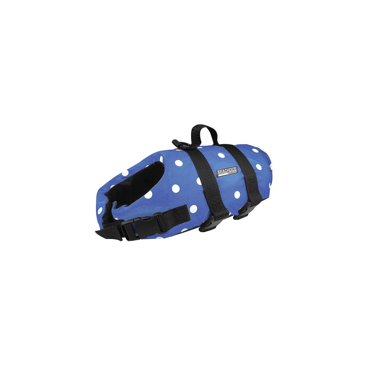 Seachoice 86270 Dog Life Vest - Blue Polka Dot, XS