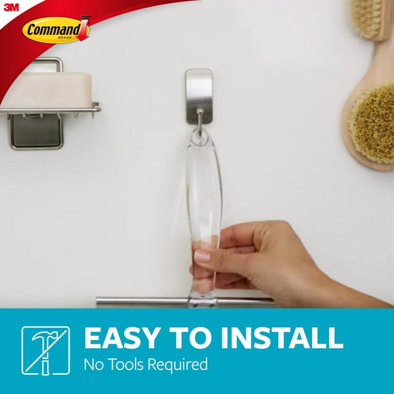 3M Command Small Metal Bath Squeegee 1 pk