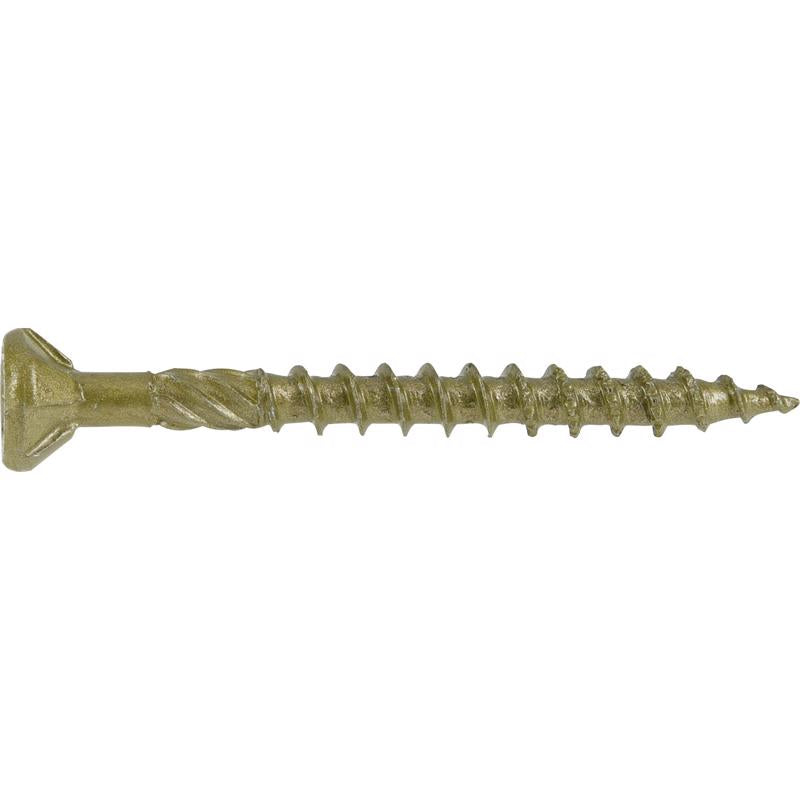HILLMAN Power Pro No. 8 in. X 1-3/4 in. L Bronze Star Flat Head Premium Deck Screws 5 lb 803 pk