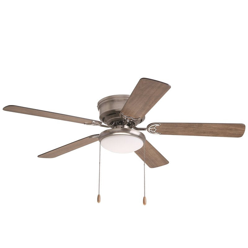 Boston Harbor 2018050-BN Hugger Ceiling Fan, Brown Housing, 52 in Sweep