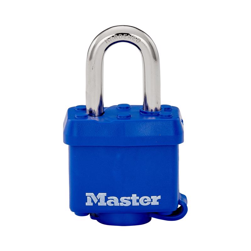 Master Lock 1-11/16 in. H X 1 in. W X 1-9/16 in. L Vinyl Covered Steel 4-Pin Cylinder Weather-Resist