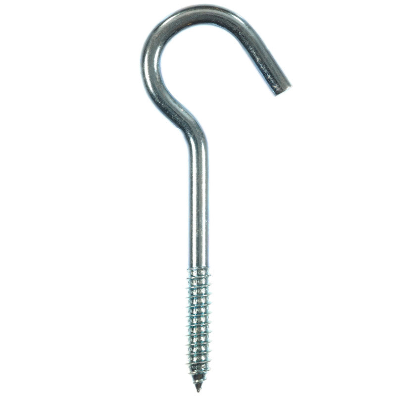 Ace Small Zinc-Plated Silver Steel 4.5625 in. L Ceiling Hook 160 lb 2 pk, Pack of 5