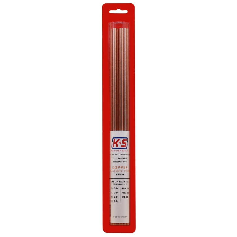 K&S 1 ft. L Utility Copper Tubing