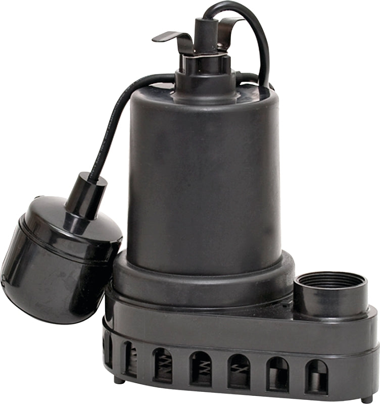 Superior Pump 92370 Sump Pump, 48 gpm, 4.1 A, 120 V, 0.33 hp, 1-1/2 in Outlet