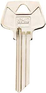Hy-Ko 11010S31 Key Blank, Brass, Nickel, For: Sargent Cabinet, House Locks and Padlocks, S31 Key Number, Pack of 10